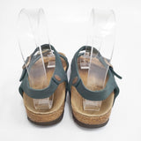 BIRKENSTOCK Bali バリ ナロー幅 23cm アンクルベルト サンダル グリーン レディース ビルケンシュトック【中古】6-0413S◎