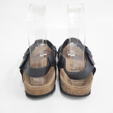BIRKENSTOCK Rio リオ ナロー幅 23cm アンクルベルト サンダル ブラック レディース ビルケンシュトック【中古】6-0413S◎