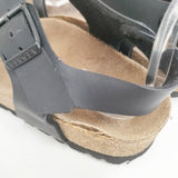 BIRKENSTOCK Rio リオ ナロー幅 23cm アンクルベルト サンダル ブラック レディース ビルケンシュトック【中古】6-0413S◎