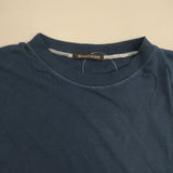 mizuiro-ind コットン ノースリーブ Ｔシャツ カットソー ネイビー レディース ミズイロインド【中古】6-0517S∞