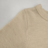 45R/45rpm フロート天竺のフレアーTシャツ 定価30800円 ウール セーター ニット ベージュ レディース フォーティーファイブアールピーエム【中古】6-0910T∞