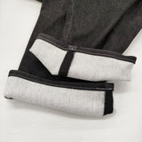 papas ストレッチデニム 2XL 大きいサイズ 2タック テーパード デニムパンツ ブラック メンズ パパス【中古】6-0512G♪