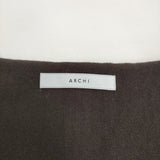 archi Dry Wool S/L Onepiece サイズM 定価39600円 AW25-A2 ウール ノースリーブ ワンピース 25AW ブラウン レディース アーキ【中古】6-0401T♪