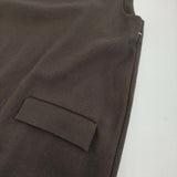 archi Dry Wool S/L Onepiece サイズM 定価39600円 AW25-A2 ウール ノースリーブ ワンピース 25AW ブラウン レディース アーキ【中古】6-0401T♪