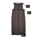 archi Dry Wool S/L Onepiece サイズM 定価39600円 AW25-A2 ウール ノースリーブ ワンピース 25AW ブラウン レディース アーキ【中古】6-0401T♪