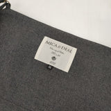 MICA & DEAL フロントタック サロペット 定価19800円 M00E009OP オーバーオール サロペット グレー レディース マイカ＆ディール【中古】6-0708G∞