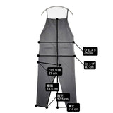 MICA & DEAL フロントタック サロペット 定価19800円 M00E009OP オーバーオール サロペット グレー レディース マイカ＆ディール【中古】6-0708G∞
