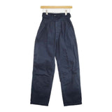 LENO & CO. 2TUCK Gurkha Trouser 定価25300円 L1901-PT003 パンツ ネイビー レディース リノ【中古】6-0708G∞