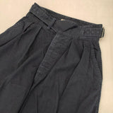 LENO & CO. 2TUCK Gurkha Trouser 定価25300円 L1901-PT003 パンツ ネイビー レディース リノ【中古】6-0708G∞