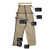 LENO DOUBLE BELTED GURKHA TROUSERS L1902-PT002 ダブルベルト パンツ ベージュ レディース リノ【中古】6-0708G∞