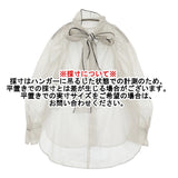Demi-Luxe BEAMS オーガンジー リボンブラウス 定価20900円 サイズ34 ブラウス シャツ オフホワイト レディース デミルクス ビームス【中古】6-0401M♪