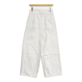MIESROHE フロントタックデニムパンツ MWFP224050 デニムパンツ ホワイト レディース ミースロエ【中古】6-0708G∞
