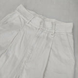 MIESROHE フロントタックデニムパンツ MWFP224050 デニムパンツ ホワイト レディース ミースロエ【中古】6-0708G∞