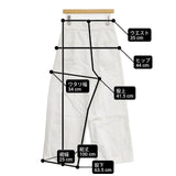 MIESROHE フロントタックデニムパンツ MWFP224050 デニムパンツ ホワイト レディース ミースロエ【中古】6-0708G∞