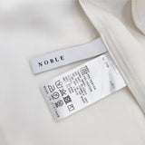 NOBLE ラダーラインケープフレアブラウス 定価14300円 24051240113120 ブラウス シャツ アイボリー レディース ノーブル【中古】6-0525S◎