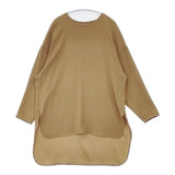 PLAIN PEOPLE A1513FB713 トリアセテート ロングシャツ チュニック ベージュ レディース プレインピープル【中古】6-0517M∞