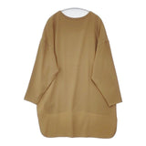 PLAIN PEOPLE A1513FB713 トリアセテート ロングシャツ チュニック ベージュ レディース プレインピープル【中古】6-0517M∞