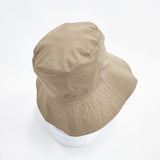 HUMAN WOMAN パッカブルリバーシブルハット 077-1196300 帽子 ハット ベージュ ブルーグレー レディース ヒューマンウーマン【中古】6-0331G◎