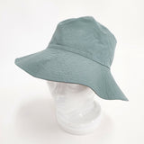 HUMAN WOMAN パッカブルリバーシブルハット 077-1196300 帽子 ハット ベージュ ブルーグレー レディース ヒューマンウーマン【中古】6-0331G◎