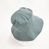 HUMAN WOMAN パッカブルリバーシブルハット 077-1196300 帽子 ハット ベージュ ブルーグレー レディース ヒューマンウーマン【中古】6-0331G◎