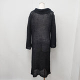 muller of yoshio kubo Mohair linen dress 定価53900円 MLF21804 リネン ワンピース ブラック レディース ミュラーオブ ヨシオクボ【中古】6-0525G◎