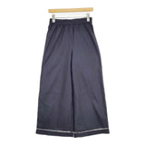 NE QUITTEZ PAS BLACK インド製 コットン ワイド レース パンツ ネイビー レディース ヌキテパ【中古】6-0712G∞