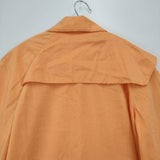 CHALAYAN デザインシャツワンピ ポリエステルリネン ワンピース オレンジ レディース チャラヤン【中古】6-0518M∞