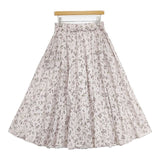 nest Robe/UpcycleLino 轟木節子さん別注 Flower tail Skirt 01212-1146 ロングスカート ピンク レディース ネストローブ/アップサイクルリノ【中古】6-0712M∞