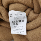 veritecoeur ナッピングウールコート VC-2685 定価63800円 日本製 ハイネック コート 24AW キャメル レディース ヴェリテクール【中古】6-0916T♪