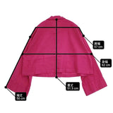 nest Robe/UpcycleLino FRESH STATION SHIRT JACKET シャツジャケット 定価23100円 01231-1298 ジャケット ピンク レディース ネストローブ/アップサイクルリノ【中古】6-0712M∞