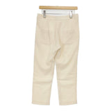 STUDIO NICHOLSON Aida ウール タックスラックス サイズ1 パンツ アイボリー レディース スタジオ ニコルソン【中古】6-1003T∞