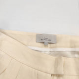 STUDIO NICHOLSON Aida ウール タックスラックス サイズ1 パンツ アイボリー レディース スタジオ ニコルソン【中古】6-1003T∞