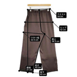 FILDE FER ポリエステル イージー パンツ ブラウン レディース フィルデフェール【中古】6-0712G∞