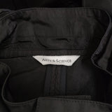 ARTS&SCIENCE シルク フーデットコート 0233-U1020-2077 サイズ2 モッズコート 23AW ブラック ユニセックス アーツ&サイエンス【中古】6-0401M♪
