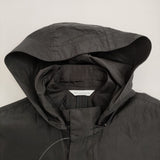 ARTS&SCIENCE シルク フーデットコート 0233-U1020-2077 サイズ2 モッズコート 23AW ブラック ユニセックス アーツ&サイエンス【中古】6-0401M♪