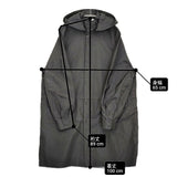 ARTS&SCIENCE シルク フーデットコート 0233-U1020-2077 サイズ2 モッズコート 23AW ブラック ユニセックス アーツ&サイエンス【中古】6-0401M♪