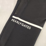 PEARLY GATES 新品 SOLOTEXサッカーパンツ サイズ3 定価27500円 ゴルフ パンツ ブラック メンズ パーリーゲイツ【中古】6-0610M∞