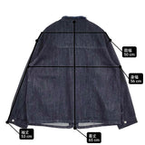 Kelen GABI フリンジデザイン デニムジャケット ノーカラー Gジャン 定価20900円 25SS ネイビー インディゴ レディース ケレン【中古】6-0401M♪