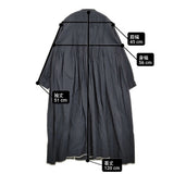 maison de SOIL コットンプレーンミニピンタックドレス 定価39600円 インド製 シャツ ワンピース 25AW ネイビー 濃紺 レディース メゾンドソイル【中古】6-0401M♪