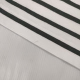 Le Minor コットン ボーダー ボートネック フランス製 長袖Ｔシャツ カットソー ロンＴ ホワイト グレー レディース ルミノア【中古】6-0708M∞