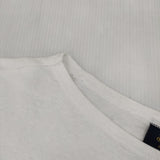 Le Minor コットン ボーダー ボートネック フランス製 長袖Ｔシャツ カットソー ロンＴ ホワイト グレー レディース ルミノア【中古】6-0708M∞