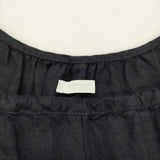 fog linen work リトアニアリネン 麻 オーバーオール サロペット ネイビー レディース フォグリネンワーク【中古】6-0520M∞