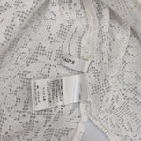 La TOTALITE レース 花柄 22-051-140-8900-2-0 ブラウス シャツ オフホワイト レディース ラトータリテ【中古】6-0608S∞