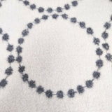mina perhonen 未使用品 tambourine サイズL 大判 毛布 定価39600円 za7542 ブランケット グレー ホワイト レディース ミナペルホネン【中古】6-0806T◎