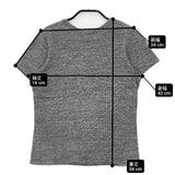 n100 半袖Ｔシャツ カットソー グレー レディース エヌワンハンドレッド【中古】6-0608S∞