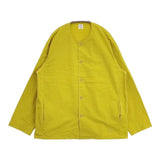 ORCIVAL コットンツイル ノーカラーシャツブルゾン 定価20350円 OR-B0421 サイズ4 長袖シャツ イエロー メンズ オーシバル/オーチバル【中古】6-0610M∞