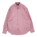 green label relaxing ボタンダウンシャツ BD サイズXL GLR 長袖シャツ ピンク メンズ グリーンレーベルリラクシング【中古】6-0512M♪