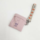 miffy 未使用品 ストラップ付ショルダーバッグ トートバッグ ピンク レディース ミッフィー【中古】6-0704G∞