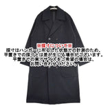 COGTHEBIGSMOKE ダブルロングコート ジャージー素材 9806-161-901-1 コート ブラック レディース コグ ザ ビッグスモーク【中古】6-0513M∞