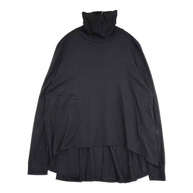 コグザビッグスモーク バックフレアカットソー 長袖 ブラック COGTHEBIGSMOKE ハイネック バックフレアトップス 9101-155-505-1 長袖